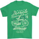 Bicycle Rider Classic Cyclist Funny Cycling Mens T-Shirt Cotton Gildan Irish Green