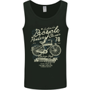 Bicycle Rider Classic Cyclist Funny Cycling Mens Vest Tank Top Black