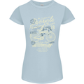 Bicycle Rider Classic Cyclist Funny Cycling Womens Petite Cut T-Shirt Light Blue