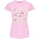 Bicycle Rider Classic Cyclist Funny Cycling Womens Petite Cut T-Shirt Light Pink