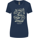 Bicycle Rider Classic Cyclist Funny Cycling Womens Wider Cut T-Shirt Navy Blue