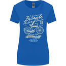 Bicycle Rider Classic Cyclist Funny Cycling Womens Wider Cut T-Shirt Royal Blue