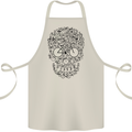 Bicycle Skull Cyclist Funny Cycling  Bike Cotton Apron 100% Organic Natural