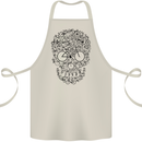 Bicycle Skull Cyclist Funny Cycling  Bike Cotton Apron 100% Organic Natural