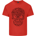 Bicycle Skull Cyclist Funny Cycling  Bike Kids T-Shirt Childrens Red