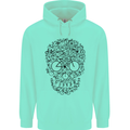 Bicycle Skull Cyclist Funny Cycling  Bike Mens 80% Cotton Hoodie Peppermint