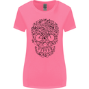 Bicycle Skull Cyclist Funny Cycling  Bike Womens Wider Cut T-Shirt Azalea
