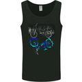 Bicyle Reflection Cycling Cyclist Bike Mens Vest Tank Top Black