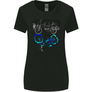 Bicyle Reflection Cycling Cyclist Bike Womens Wider Cut T-Shirt Black