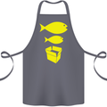 Big Fish Little Fish Cardboard Box Music Cotton Apron 100% Organic Steel