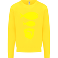 Big Fish Little Fish Cardboard Box Music Kids Sweatshirt Jumper Yellow