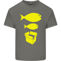 Big Fish Little Fish Cardboard Box Music Kids T-Shirt Childrens Charcoal