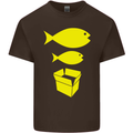 Big Fish Little Fish Cardboard Box Music Kids T-Shirt Childrens Chocolate