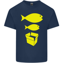Big Fish Little Fish Cardboard Box Music Kids T-Shirt Childrens Navy Blue
