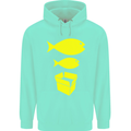Big Fish Little Fish Cardboard Box Music Mens 80% Cotton Hoodie Peppermint