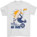 Big Wind Kiteboarding Kiteboard Mens T-Shirt Cotton Gildan White