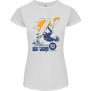 Big Wind Kiteboarding Kiteboard Womens Petite Cut T-Shirt White