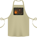 Bigfoot Camping and Cooking Marshmallows Cotton Apron 100% Organic Khaki