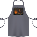 Bigfoot Camping and Cooking Marshmallows Cotton Apron 100% Organic Steel