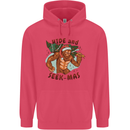Bigfoot Hide and Seekmas Funny Christmas Childrens Kids Hoodie Heliconia