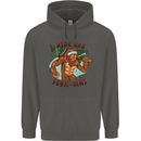 Bigfoot Hide and Seekmas Funny Christmas Childrens Kids Hoodie Storm Grey