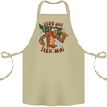 Bigfoot Hide and Seekmas Funny Christmas Cotton Apron 100% Organic Khaki