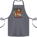 Bigfoot Hide and Seekmas Funny Christmas Cotton Apron 100% Organic Steel
