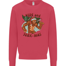 Bigfoot Hide and Seekmas Funny Christmas Kids Sweatshirt Jumper Heliconia