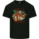 Bigfoot Hide and Seekmas Funny Christmas Kids T-Shirt Childrens Black