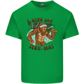 Bigfoot Hide and Seekmas Funny Christmas Kids T-Shirt Childrens Irish Green