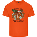 Bigfoot Hide and Seekmas Funny Christmas Kids T-Shirt Childrens Orange