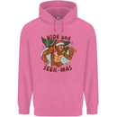 Bigfoot Hide and Seekmas Funny Christmas Mens 80% Cotton Hoodie Azelea