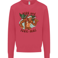 Bigfoot Hide and Seekmas Funny Christmas Mens Sweatshirt Jumper Heliconia