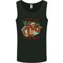 Bigfoot Hide and Seekmas Funny Christmas Mens Vest Tank Top Black
