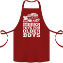 Bigger Toys Older Boys 4X4 Off Roading Cotton Apron 100% Organic Maroon