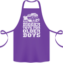 Bigger Toys Older Boys 4X4 Off Roading Cotton Apron 100% Organic Purple