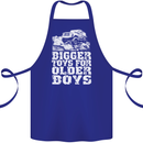 Bigger Toys Older Boys 4X4 Off Roading Cotton Apron 100% Organic Royal Blue
