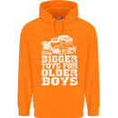 Bigger Toys Older Boys 4X4 Off Roading Mens 80% Cotton Hoodie Orange