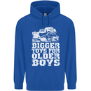 Bigger Toys Older Boys 4X4 Off Roading Mens 80% Cotton Hoodie Royal Blue