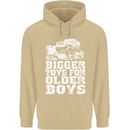 Bigger Toys Older Boys 4X4 Off Roading Mens 80% Cotton Hoodie Sand