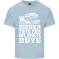 Bigger Toys Older Boys 4X4 Off Roading Mens Cotton T-Shirt Tee Top Light Blue