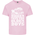 Bigger Toys Older Boys 4X4 Off Roading Mens Cotton T-Shirt Tee Top Light Pink
