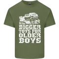 Bigger Toys Older Boys 4X4 Off Roading Mens Cotton T-Shirt Tee Top Military Green