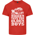 Bigger Toys Older Boys 4X4 Off Roading Mens Cotton T-Shirt Tee Top Red