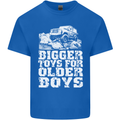 Bigger Toys Older Boys 4X4 Off Roading Mens Cotton T-Shirt Tee Top Royal Blue