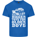 Bigger Toys Older Boys 4X4 Off Roading Mens Cotton T-Shirt Tee Top Royal Blue