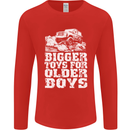 Bigger Toys Older Boys 4X4 Off Roading Mens Long Sleeve T-Shirt Red