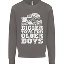 Bigger Toys Older Boys 4X4 Off Roading Mens Sweatshirt Jumper Charcoal