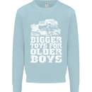 Bigger Toys Older Boys 4X4 Off Roading Mens Sweatshirt Jumper Light Blue