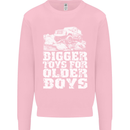 Bigger Toys Older Boys 4X4 Off Roading Mens Sweatshirt Jumper Light Pink